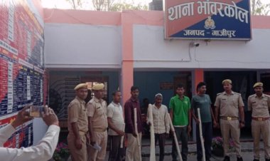 हत्या के आरोप में फरार चल रहे पांच गिरफ्तार