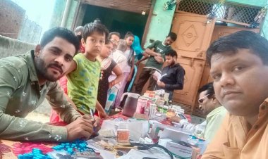 120 लोगों का हुआ स्वास्थ्य परीक्षण