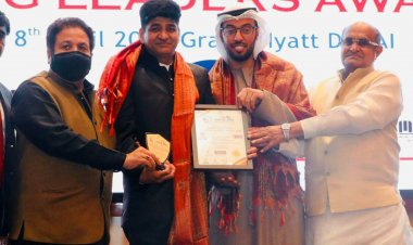 दुबई में इंस्पायरिंग लीडर्स अवॉर्ड से सम्मानित हुए डॉ. हरिओम त्यागी