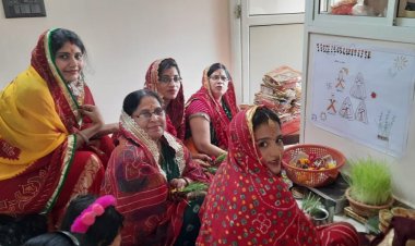 नोएडा: राजस्थान कल्याण परिषद् ने मनाया 'गणगौर महोत्सव'