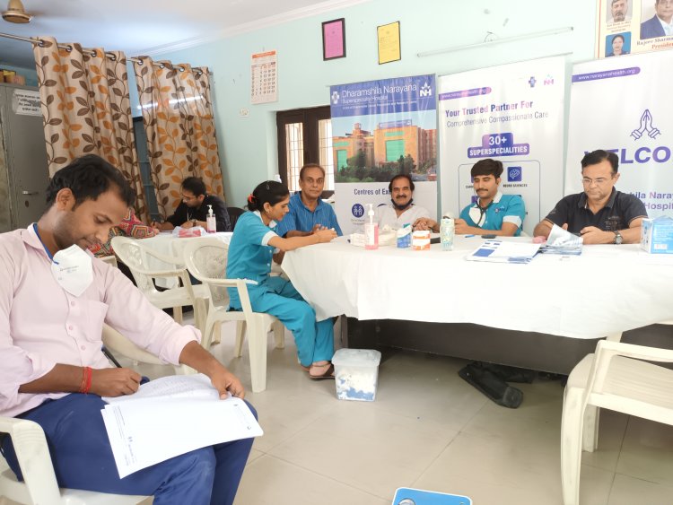 आरडब्लूए रजत विहार सी ब्लाक ने लगाया निःशुल्क स्वास्थ्य जाँच शिविर
