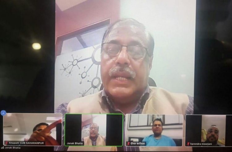 लघु उद्योग भारती की समस्त 18 मंडलो की फैसिलिटेशन कौंसिल की हुई बैठक