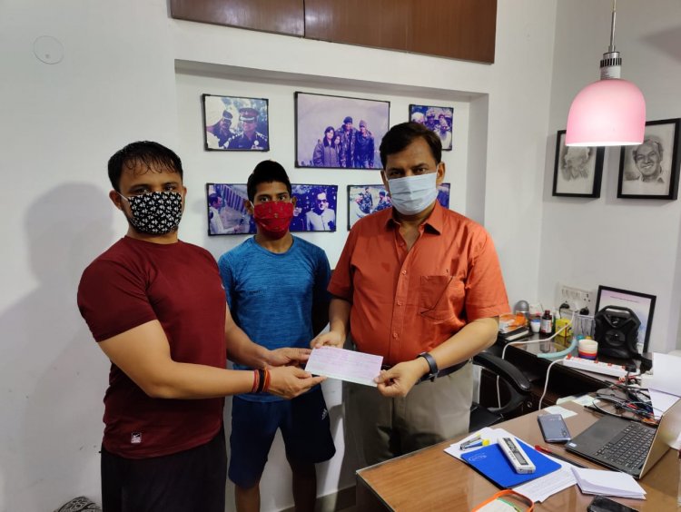 शहीद भगत सिंह सेना द्वारा 110 खिलाड़ियों को किया गया सम्मानित