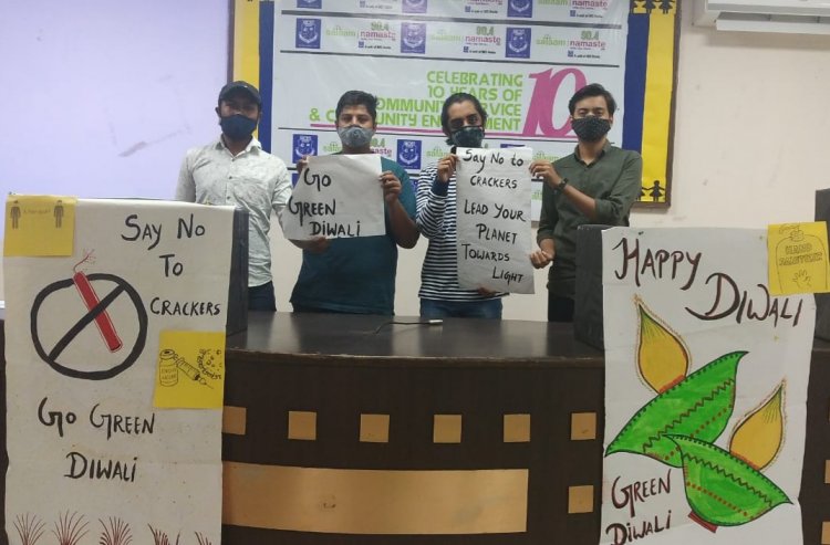 सलाम नमस्ते में कोविड मुक्त त्योहार पर कार्यशाला का आयोजन