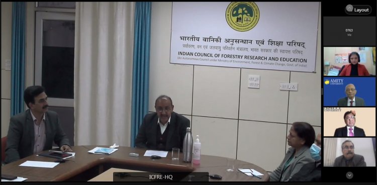 आईसीएफआरई और एमिटी विश्वविद्यालय के मध्य समझौता पत्र पर हुआ हस्ताक्षर