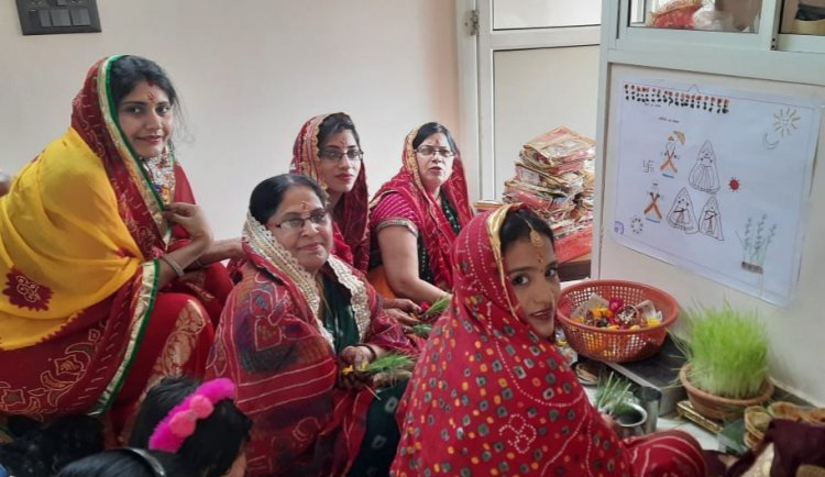 नोएडा: राजस्थान कल्याण परिषद् ने मनाया 'गणगौर महोत्सव'