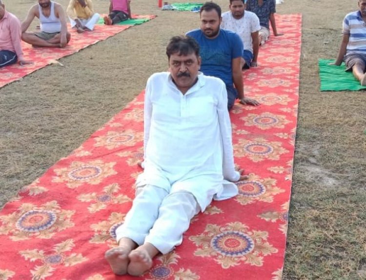 हमारे जीवन मे योग का बहुत महत्व है-कुंवर रमेश सिंह