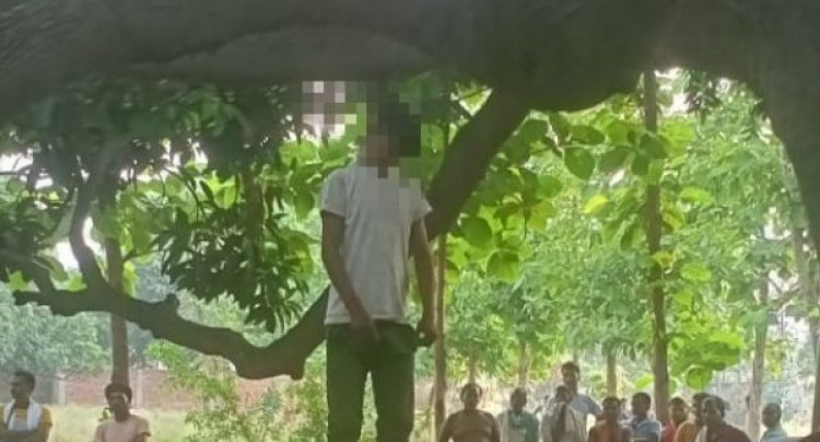 आम की डाली पर बना लिया फांसी का फंदा किशोर की मौत