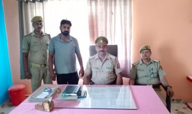 कासिमाबाद पुलिस को मिली कामयाबी, धार्मिक सौहार्द बिगाड़ने के आरोपी को भेजा जेल