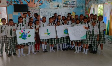 विश्व जनसंख्या दिवस पर एस टी एस इंटरनेशनल स्कूल में हुआ कार्यक्रम