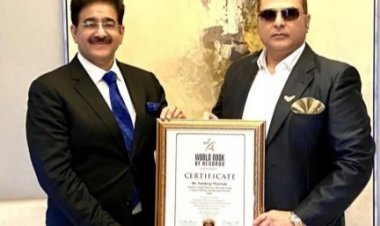 संयुक्त अरब अमीरात में सम्मानित हुए - संदीप मारवाह 