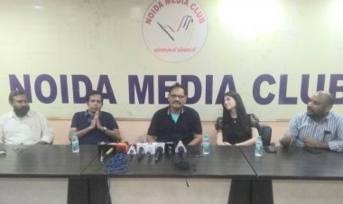 नोएडा पहुंची झोलाछाप की स्टार कास्ट 