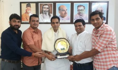 नॉएडा विधायक पंकज  सिंह को 'नोवरा राष्ट्रीय सम्मान' 