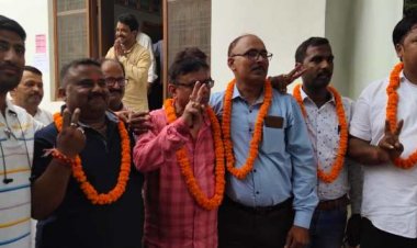 पत्रकार एसोसिएशन के दूसरी बार जिलाध्यक्ष बने विनोद पाण्डेय