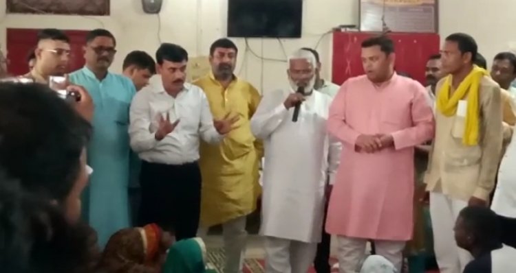 बाढ़ प्रभावित क्षेत्रों का सिंचाई मंत्री स्वतंत्र देव सिंह ने किया निरीक्षण