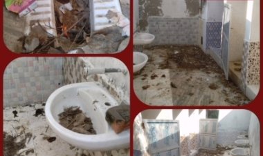 डीएम साहिबा कम्पोजिट विद्यालय धामपुर के बच्चों का भविष्य खतरे में