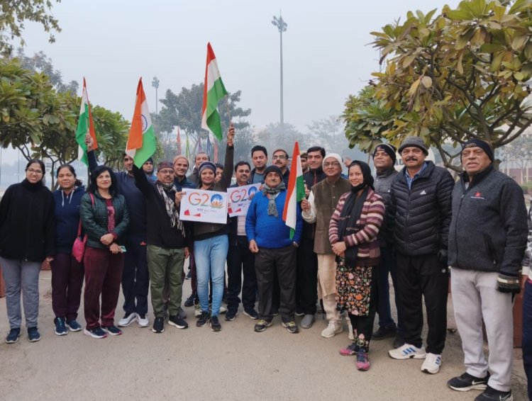 जी 20 समिट जागरूकता अभियान में नेफोमा ने लिया हिस्सा