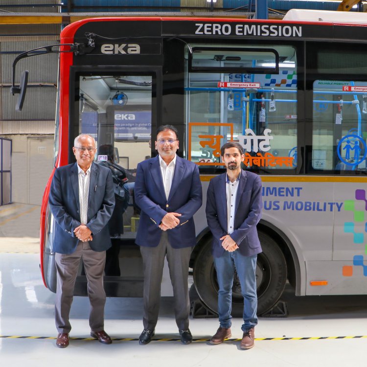 EKA Mobility & amp; NuPort Robotics release India’s First Level 2 enabled ADAS Electric Bus