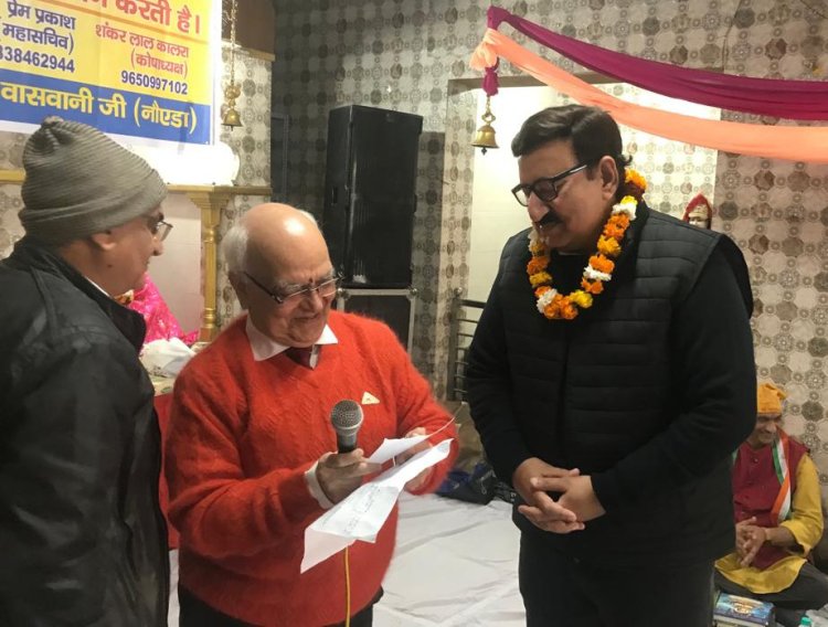 सिंधी समाज ने अपने ईष्टदेव साईं झूले लाल की मूर्ति स्थापना दिवस मनाया