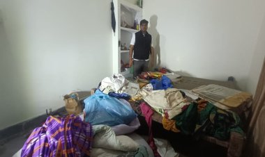 बंद घर को चोरो ने बनाया निशाना लाखों का माल उङाये