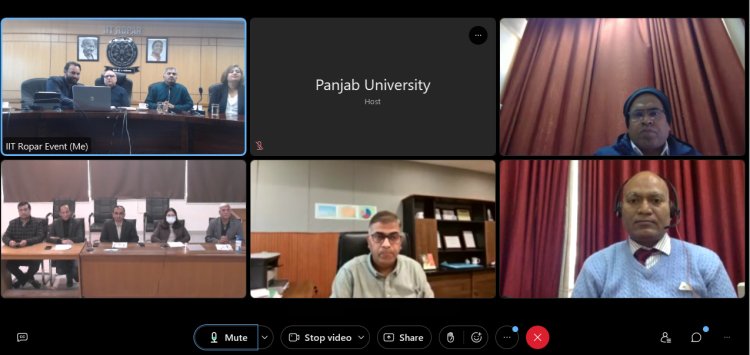 आई.आई.टी रोपड़ और पंजाब यूनिवर्सिटी चंडीगढ़ द्वारा उत्तर भारतमें प्रौद्योगिकी विकास वातावरण को और मजबूत करने के लिए हाथ मिलाया