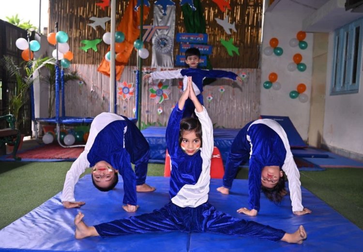 विश्व जिमनास्ट दिवस पर किया प्रतिभा व कौशल का प्रदर्शन 