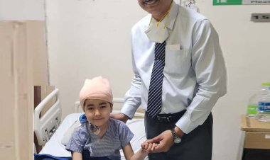 सात वर्षीय उज्‍़बेकी बच्‍चे के मस्तिष्‍क से 4 से.मी. लंबे आकार का ट्यूमर निकाल किया सफल उपचार