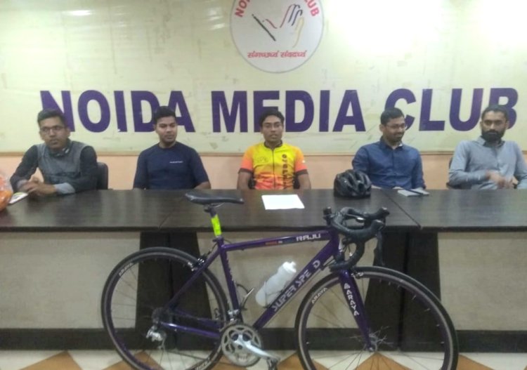 नोएडा  के राजू शाह  ने साइकिल प्रतियोगिता में जीता गोल्ड मेडल