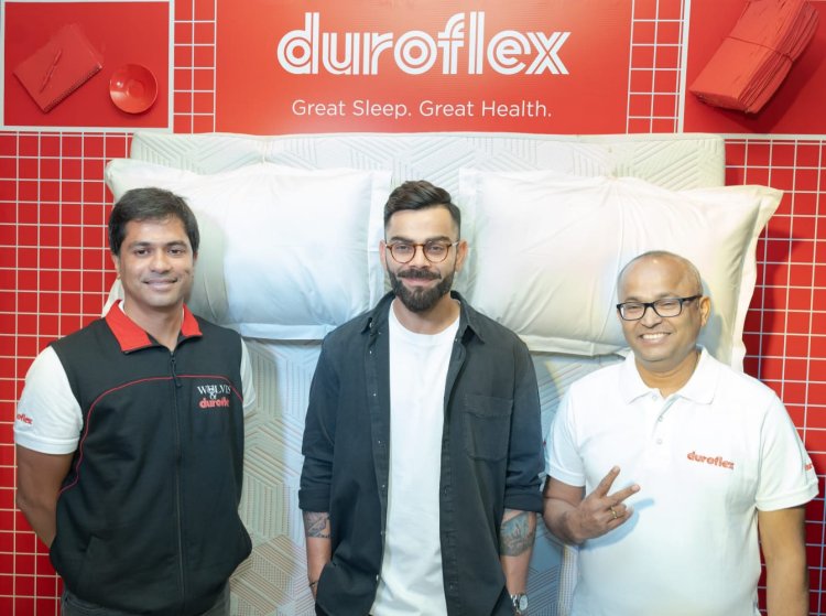 विराट कोहली बने ड्यूरोफ्लेक्‍स के ब्राण्‍ड एम्‍बेसेडर