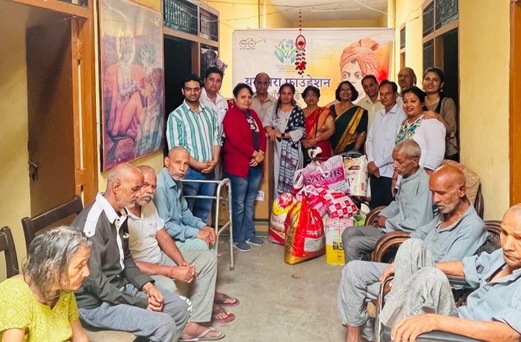 युगधारा फाउंडेशन ने प्रथम स्थापना दिवस वृद्धआश्रम में वृद्धजनो के साथ मनाया