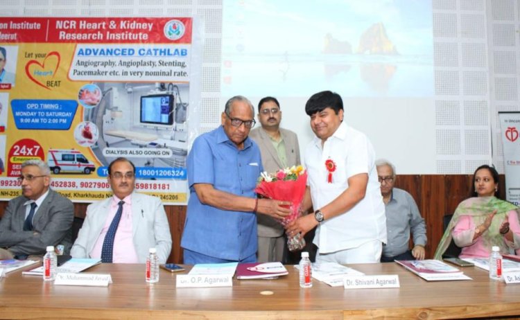 सीएमई कॉन्फ्रेंस कार्डियोलॉजी और नेफ्रोलॉजी यूनिट के 2 महीना पूरा होने पर हुआ सेमिनार