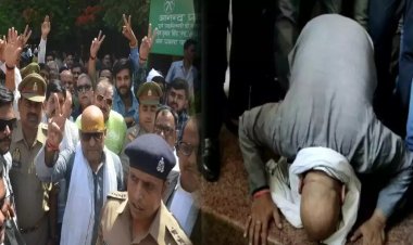 मुख्तार अंसारी को सजा होते ही लगे हर -हर महादेव के नारे, कोर्ट के चौखट पर अजय राय ने किया दंडवत प्रणाम