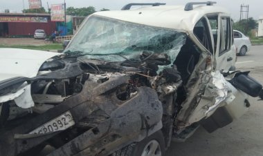 सड़क हादसे में दो की मौत, चार की हालत गंभीर