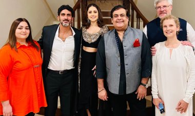 राहुल मित्रा और फौदा अभिनेता त्साही हेलेवी इजरायली राजदूत के घर पर किए गए आमंत्रित