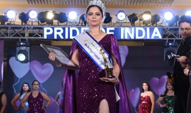 प्राइड ऑफ़ इंडिया 'मिसेज इंडिया 2023' में मिसेज मध्य प्रदेश स्टेट विनर बनी नाज़्मी सैयद