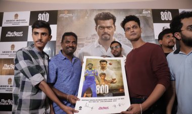 फिल्म 800 के प्रमोशन के लिए जीआईपी मॉल पहुंचे मुथैया मुरलीधरन