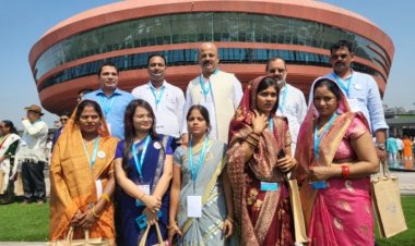 संकल्प सप्ताह कार्यक्रम में पहुंचे बिरनो प्रमुख ने एमएलसी का जताया आभार