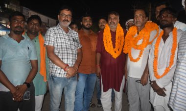 छात्र संघ चुनाव बहाली के लिए निकला पदयात्रा का हुआ भव्य स्वागत