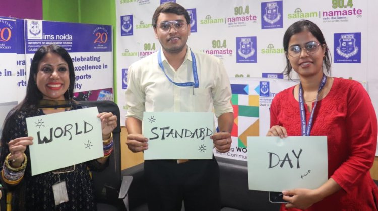 विश्व मानक दिवस पर सलाम नमस्ते में कार्यक्रम