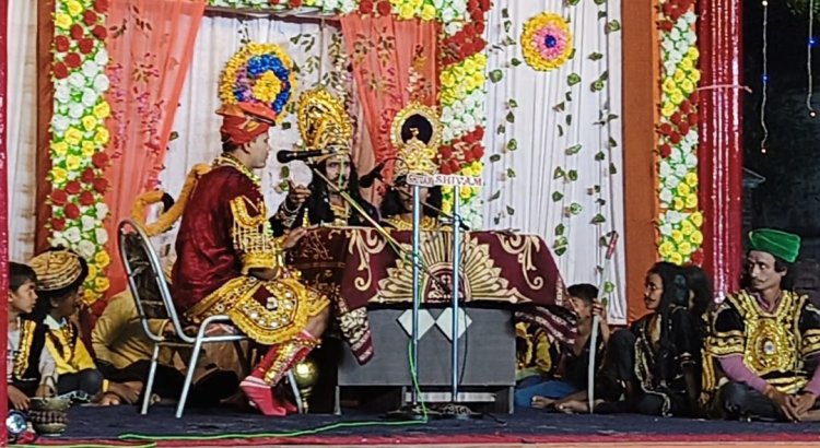 अंगद रावण संवाद सुन भाव विभोर हुए दर्शक