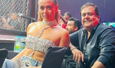 आयशा, कृष्णा श्रॉफ और राहुल मित्रा ने देखी मिश्रित मार्शल आर्ट की लड़ाई