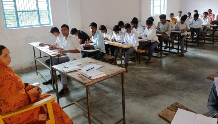 रामायण सस्कार प्रतियोगिता परीक्षा मे 500 बच्चे हुए शामिल