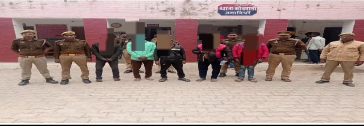 गौवंशो को बिहार ले जा रहे पांच तस्कर गिरफ्तार 
