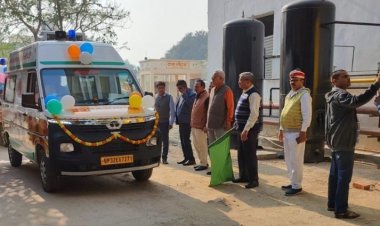 नई एंबुलेंस मिलने से जिले की स्वास्थ्य सुविधा पकड़ेगी रफ्तार