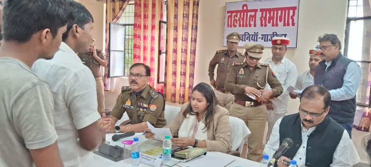 तहसील दिवस पर पड़े 70 प्रार्थना पत्र पांच का हुआ निस्तारण