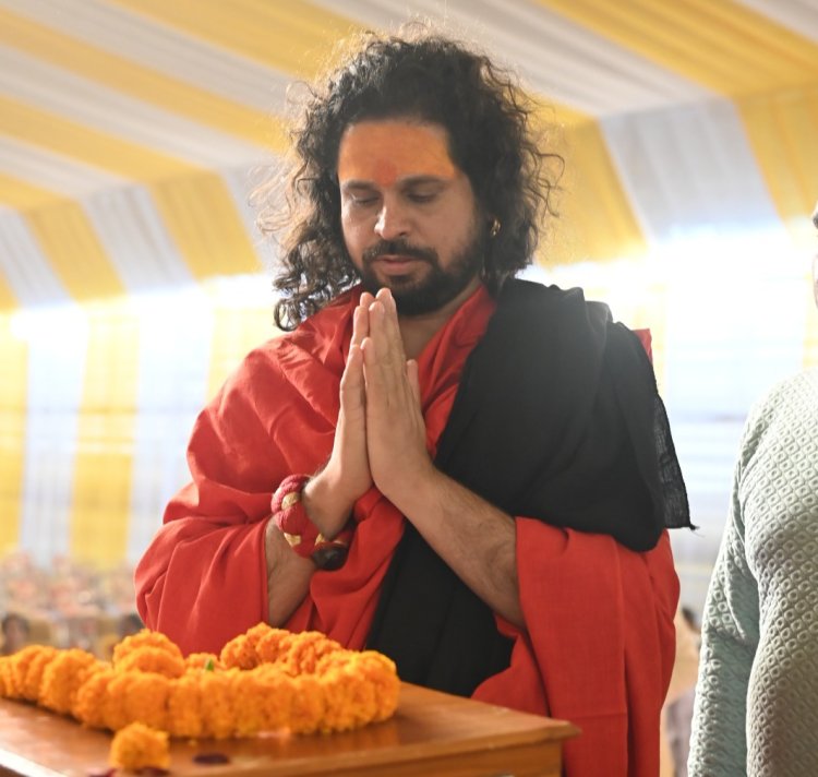 राष्ट्र की समृद्धि और विश्व शांति के लिए श्रीविष्णु महायज्ञ और श्रीराम कथा का हुआ शुभारंभ