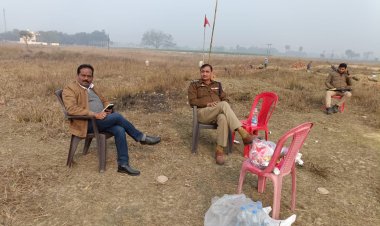 घरीहा में अंत्योष्ठी स्थल निर्माण में फिर धमके आला अधिकारी , आधा दर्जन पर हुई कार्यवाही,