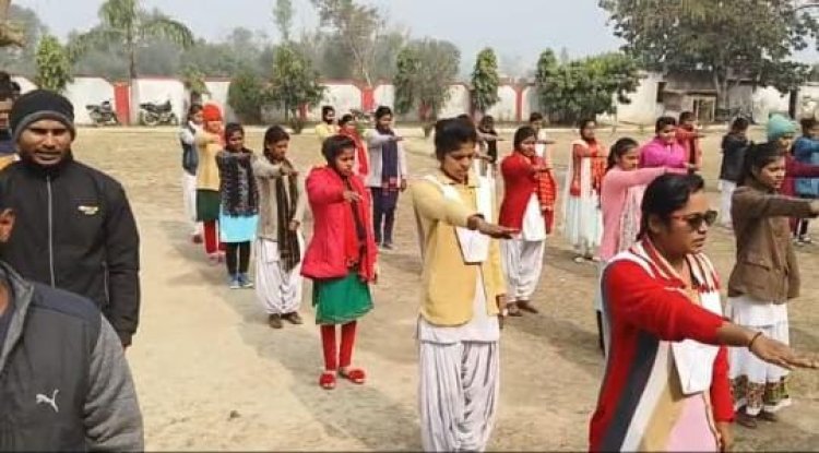 एम.एन. बालिका महाविद्यालय में दिलाया गया मतदान के लिए शपथ