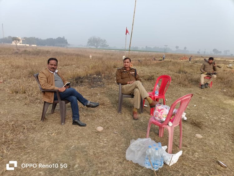 घरीहा में अंत्योष्ठी स्थल निर्माण में फिर धमके आला अधिकारी , आधा दर्जन पर हुई कार्यवाही,