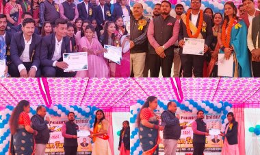 माँ सरस्वती पैरामेडिकल इंस्टिट्यूट में फ्रेशर फंक्शन का हुआ आयोजन